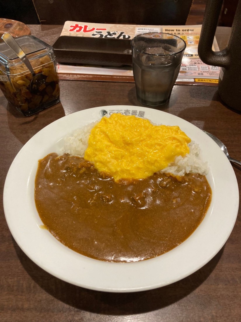 スクランブルエッグカレー 10倍