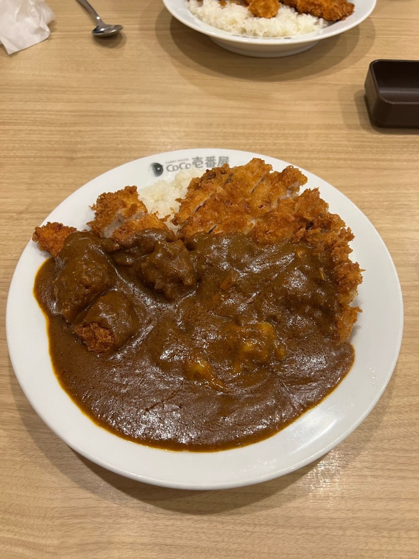 手込みカツカレー15辛カツ追加 15辛