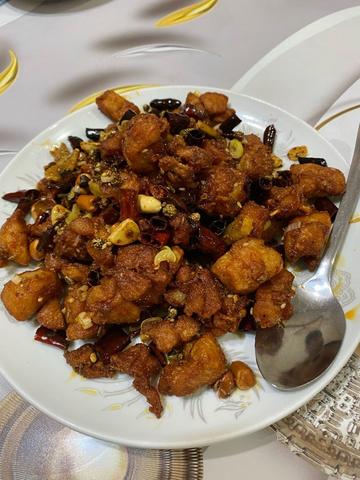 鶏肉の唐辛子炒め