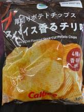 厚切りポテトチップス スパイス香るチリ味