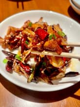 ヤゲン軟骨の唐辛子炒め