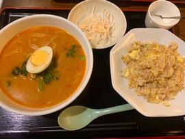 担々麺と炒飯セット