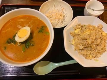 担々麺と炒飯セット