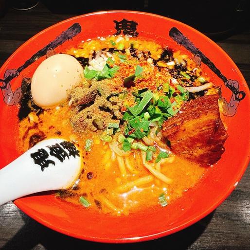 味玉カラシビ味噌ラーメン カラ:増し、シビ:増し