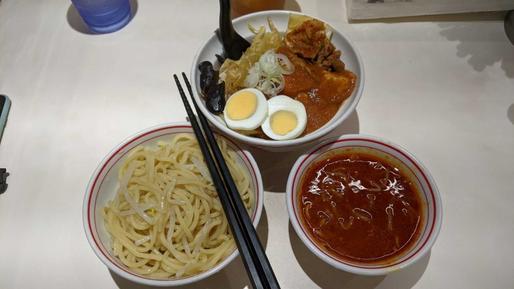 半冷やし味噌󠄀ラーメン＆半蒙古丼 10辛(標準)