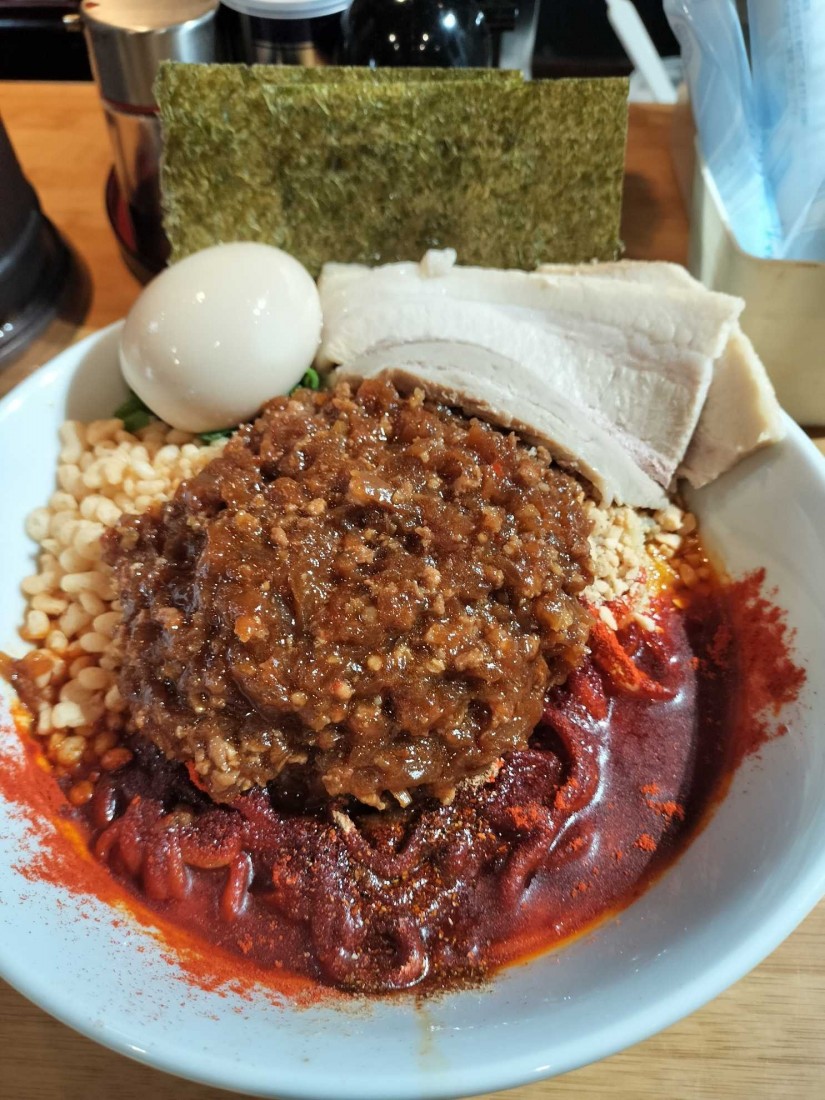 汁なし担々麺 4倍 辛口