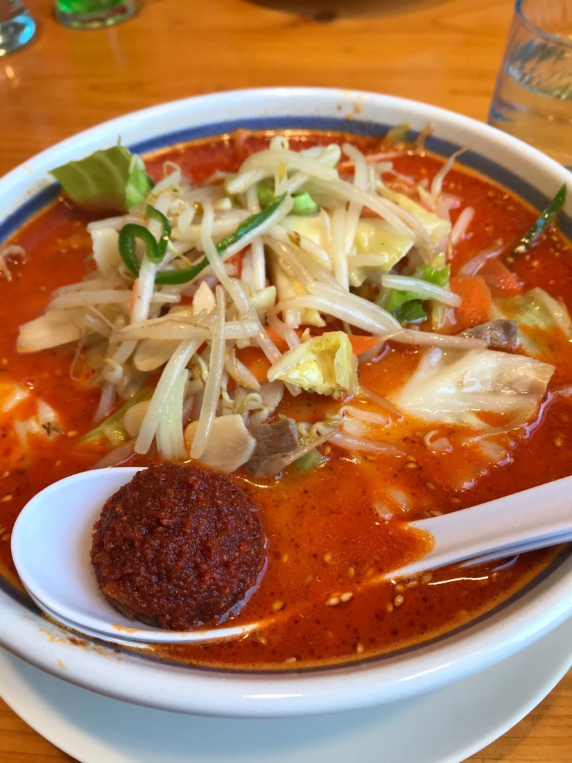 辛子味噌野菜ラーメン 激辛