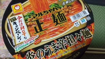 マルちゃん正麺炎の旨辛担々麺