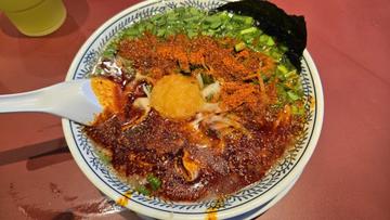 辛肉そば 辛み増し3