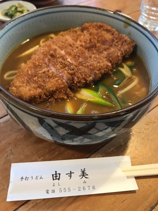 カツカレーうどん