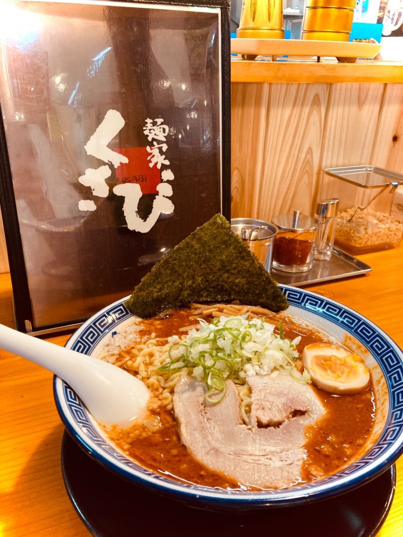 激辛蒙古醬 味噌豚骨麺 表記無し 1.80KM - 麺家くさび福島店:福島県