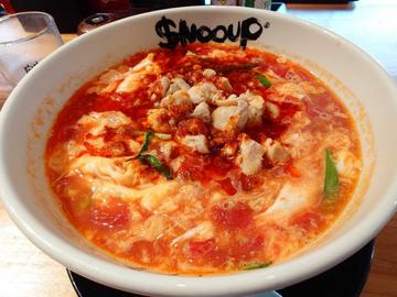 宮崎名物完熟有機トマトの辛麺 中辛