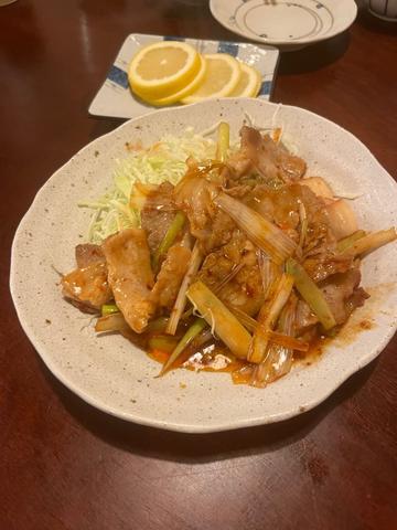 肉キムチ炒め