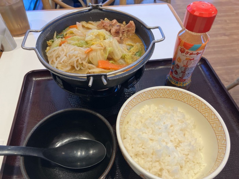 鶏カレー担々鍋