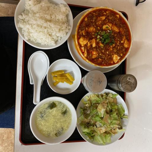 麻婆豆腐定食 激辛