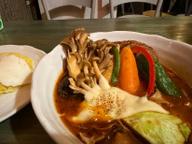 ハンバーグカレー 舞茸チーズトッピング 5辛(激辛マニア)