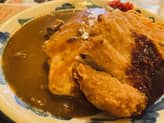 オムカツカレー