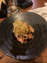 ネギだくのタコわさ