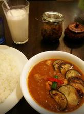 チキンと茄子のカレー 辛さ８倍 3