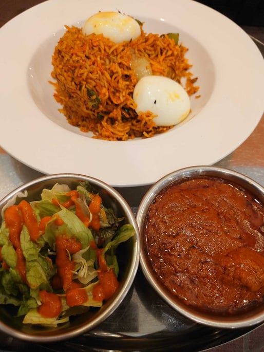 チキンビリヤニセット 極辛