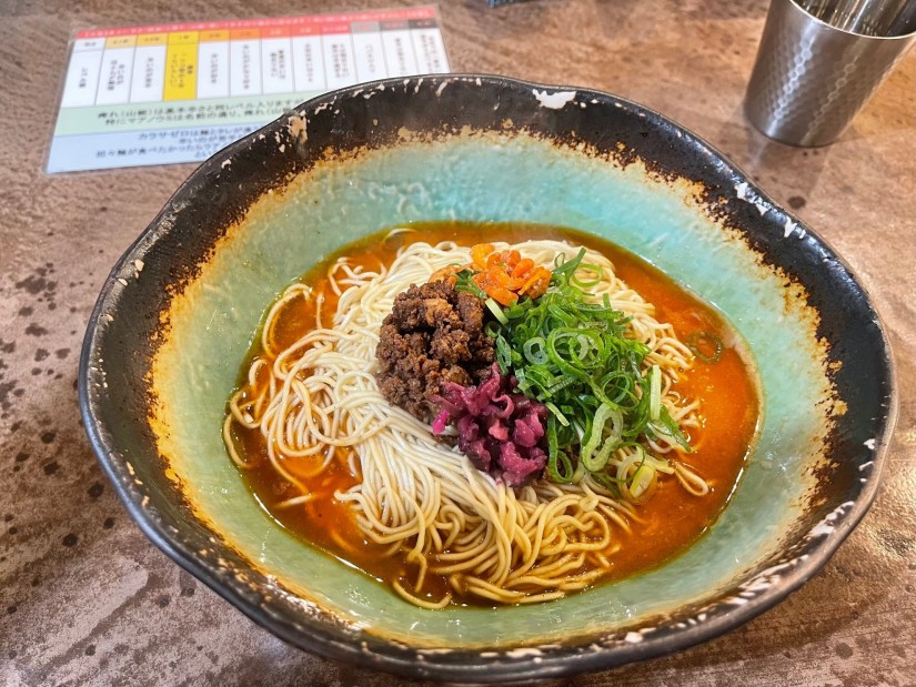 汁なし担々麺 ラアノウミ ３辛