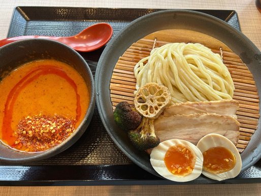 濃厚ホタテつけそば　 激辛
