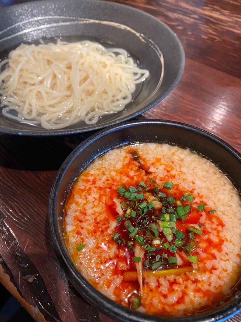 赤辛つけ麺 辛め