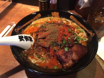 味噌ラーメン 辛さ鬼増し、痺れ鬼増し