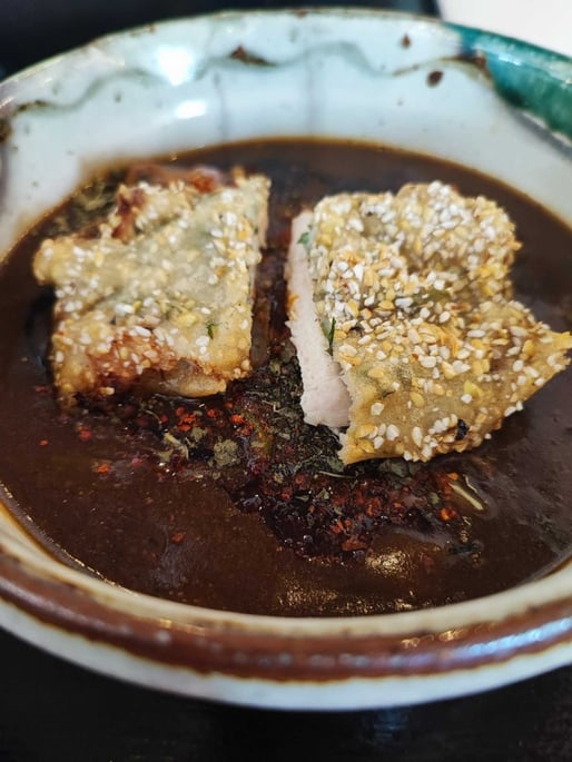 特製カレー南蛮さとやま活火山 タイセツ