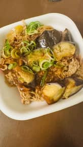 スパイシー麻婆茄子牛丼