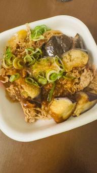 スパイシー麻婆茄子牛丼