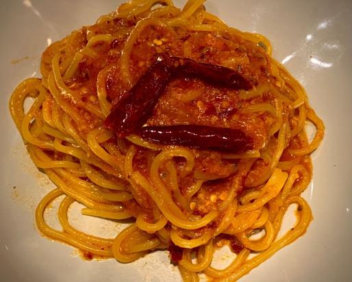 名物！悪魔パスタ 3辛