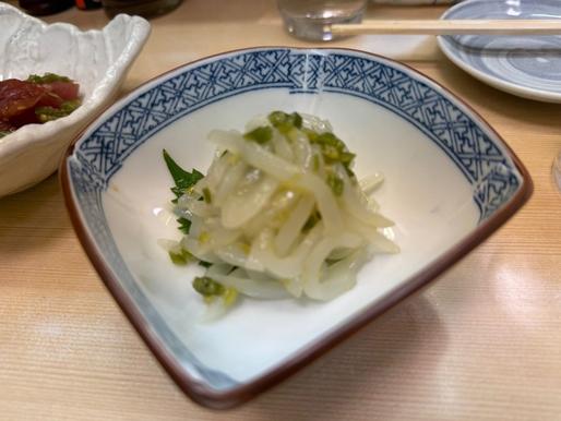 甲イカ刻み山葵合え