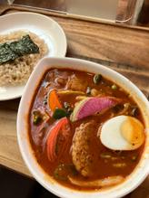 ハンバーグと10種類野菜のミニスープカレー 130番