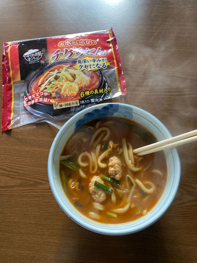 お水がいらないチゲうどん