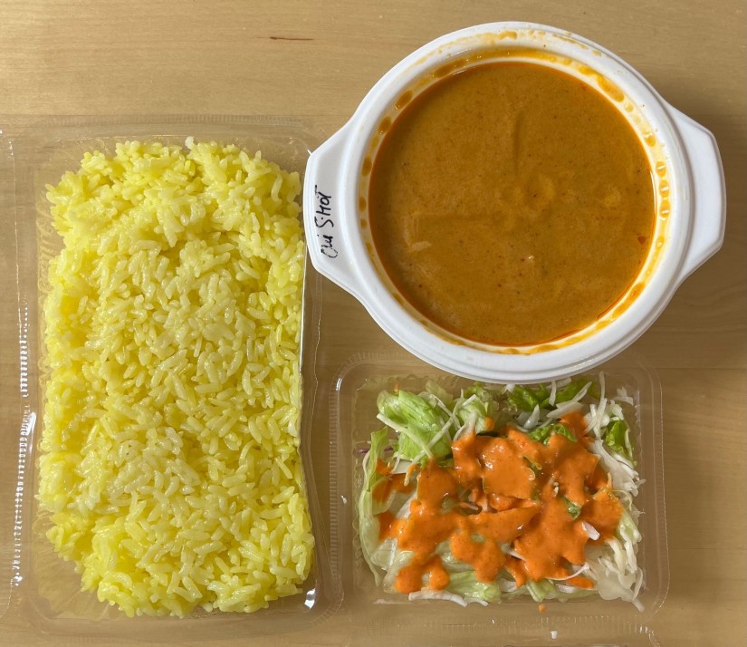 チキンカレー ランチセット 激辛