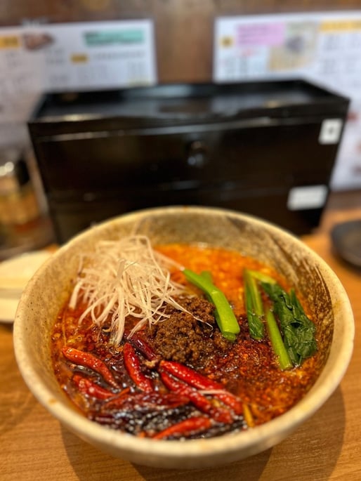 麻辣坦々麺＋50円 辛さ増し