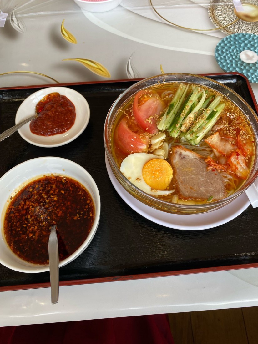 冷麺 激辛追加