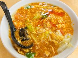 トマト酸辣湯麺 2辛