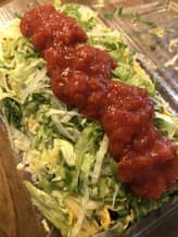 タコライスチーズ野菜