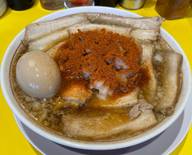 背脂中華特チャーシュー 背脂多め煮干唐辛子適度