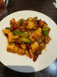 若鳥のピリ辛炒め