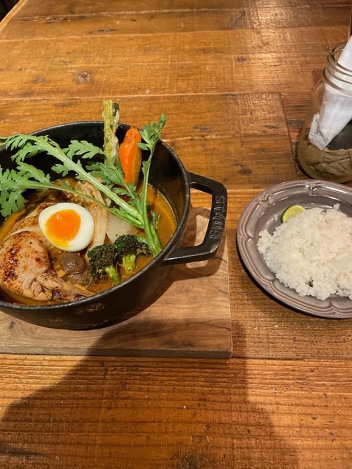 野菜約10種スープカレー 辛さ10 1-10