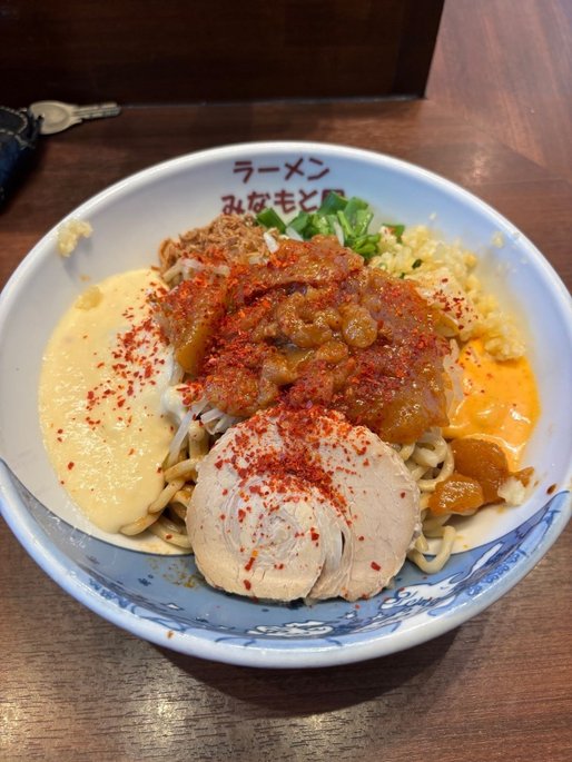 旨辛チーズ背脂まぜそば 大辛