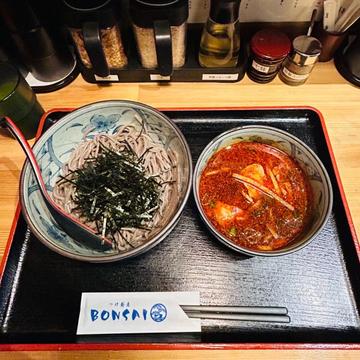 辛豚つけ蕎麦 3辛