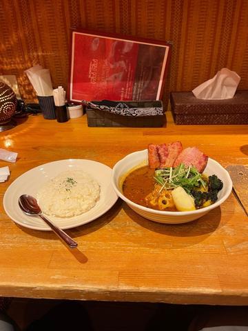 角煮にベーコン 10辛