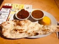 ランチメニュー チキンとナスのカレー 超激辛