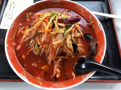 暴君タンメン 1番辛いタンメン