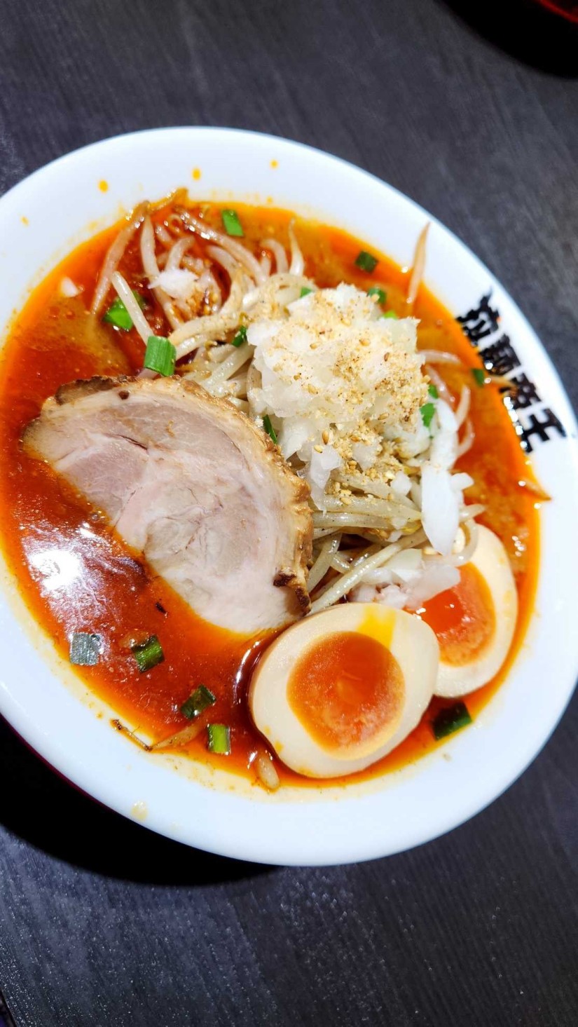 帝王味噌ラーメン煮卵入り 5辛