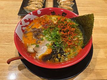 青ねぎ赤辛牛白湯ラーメン 1激